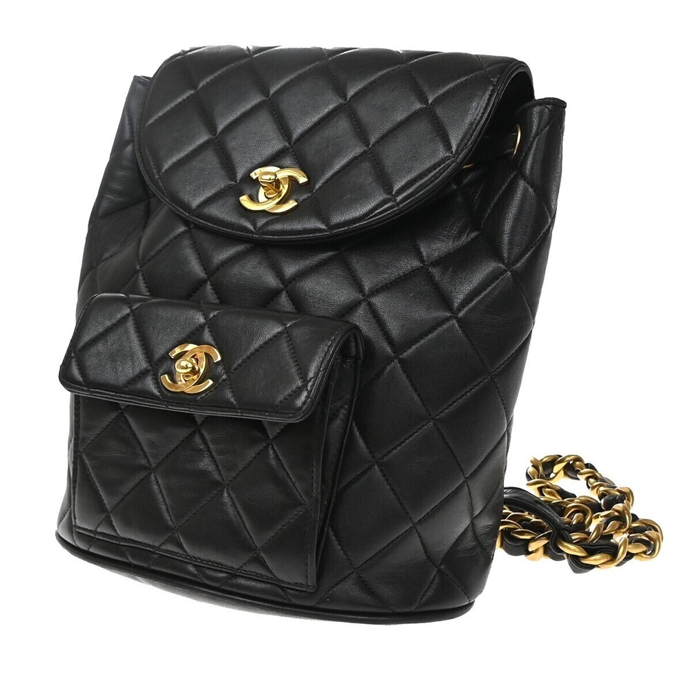 Chanel Vintage CC Pocket Quilted Lambskin Small